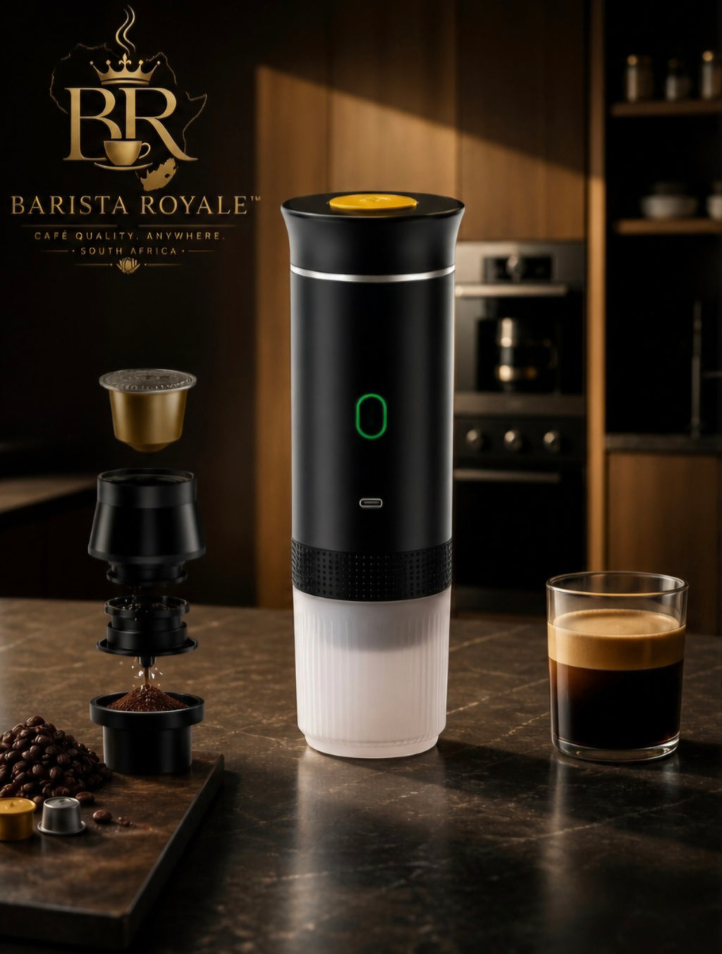 Barista Royale™ Portable Espresso Machine